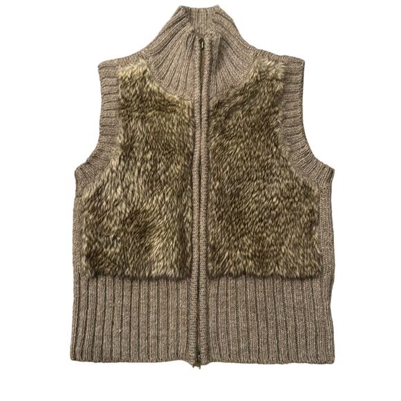 Cabi 167 Faux Fur Fuzzy Vest Size S - Picture 2 of 7